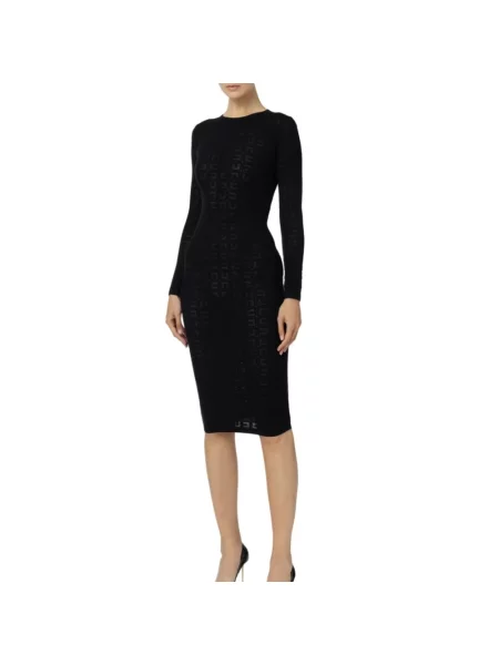 Sukienka midi Elisabetta Franchi czarna