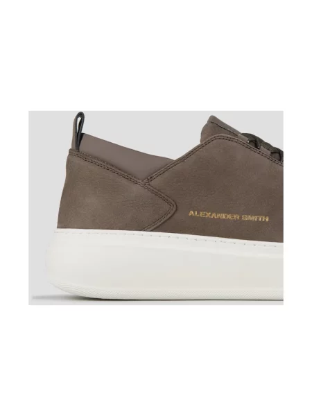 Sneakersy Alexander Smith zamszowe beżowe