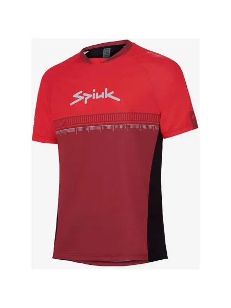 Koszulka Spiuk Anatomic MTB z krótkim rękawem S czerwona