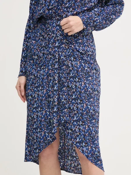 Fustă din denim Pepe Jeans albastru