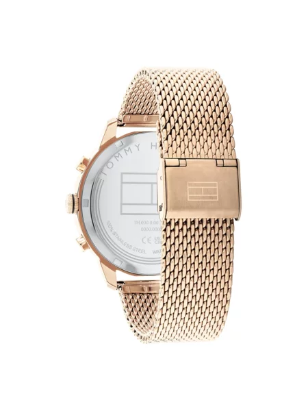 Zegarki Tommy Hilfiger Rose Gold/ Black Universal żółty