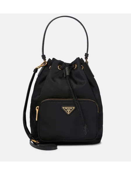 Geantă bucket Prada negru
