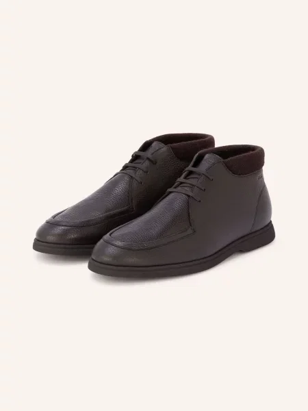 Boss Botki Sznurowane Sienne braun
