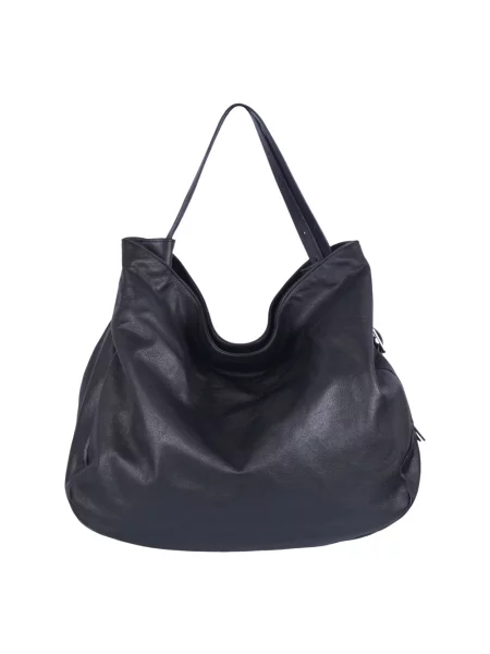 Torebka Vic Matie skórzana czarna