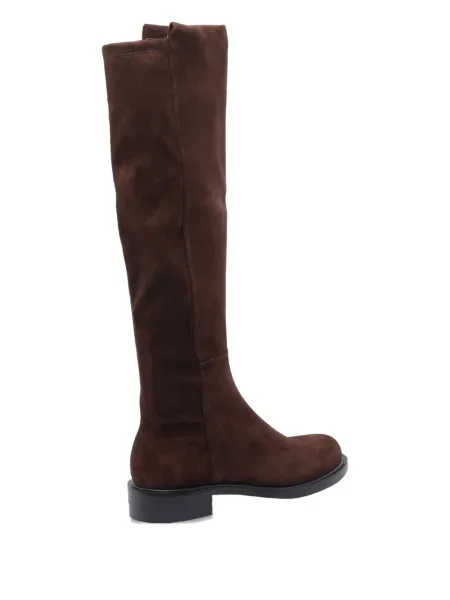 Botine Stuart Weitzman din piele de căprioară maro