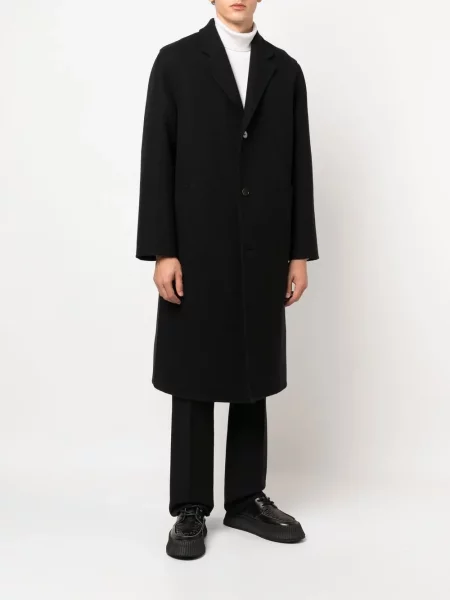 Płaszcz Jil Sander jednorzędowy czarny