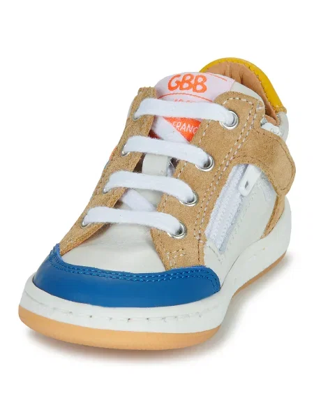 Členkové topánky Gbb biela