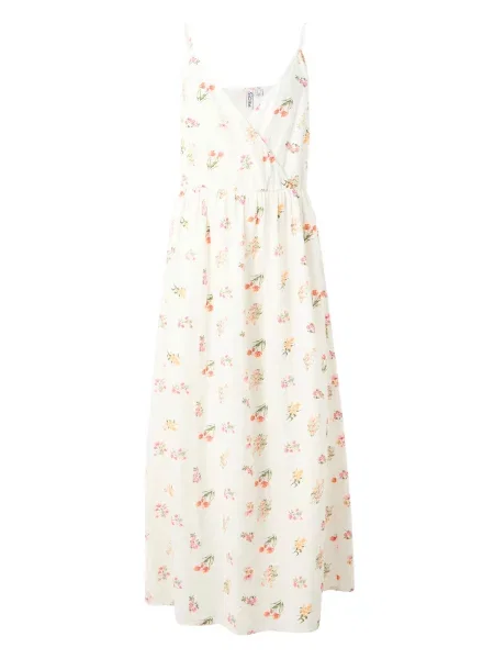 PIECES Rochie PCEMMA oliv / portocaliu homar / roz zmeură alb