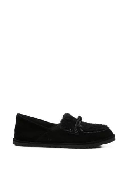Pantofi loafer Ugg cu funde din piele de oaie negru