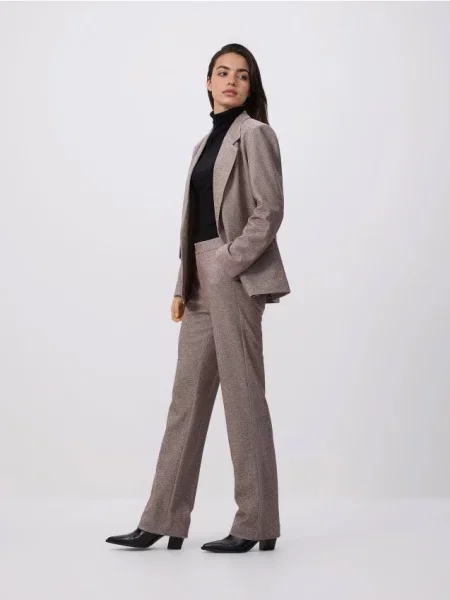 Reserved Штани з додаванням темно коричневий