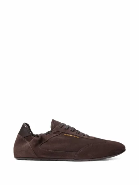 Sneakerși Michael Kors din piele de căprioară maro