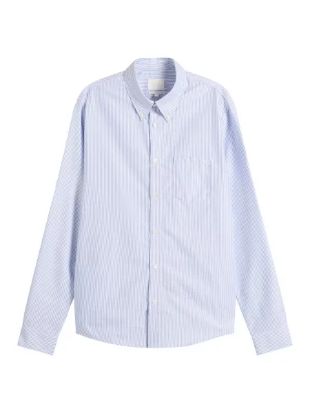 Koszula w paski A.p.c. w paski niebieska