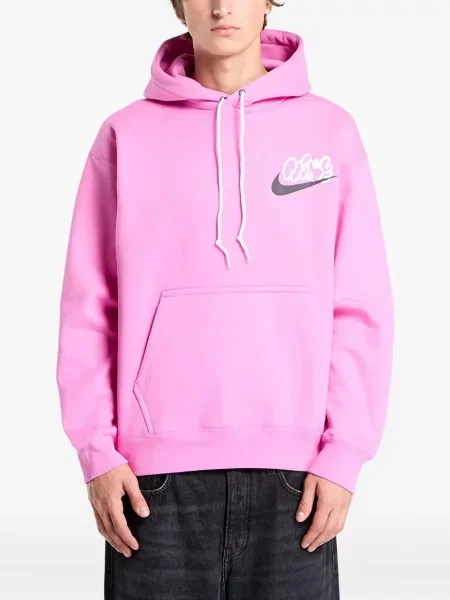 Kratke hlače kargo Nike s printom od flisa bijela