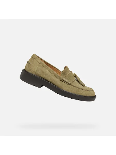 Pantofi loafer Geox negru