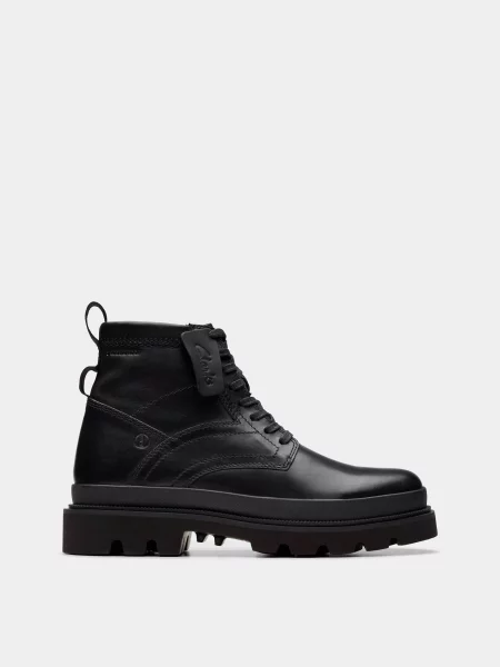 Шкіряні Черевики Clarks чорний