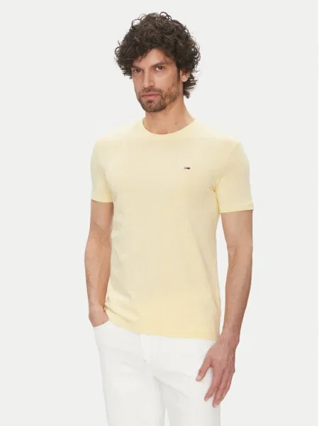 Тениска Tommy Jeans жълто