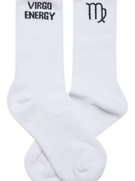 DEF Șosete Zodiac negru alb