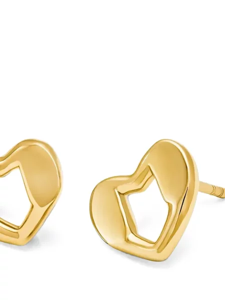 Cercei Michael Kors cu motiv cu inimi
