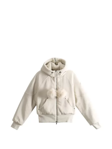 Reversibil hanorac cu glugă Moose Knuckles cu pompoane