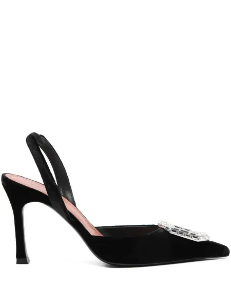 Pantofi cu toc Amina Muaddi negru