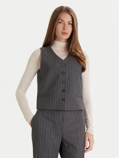 Tommy Hilfiger Vestă elegantă gri