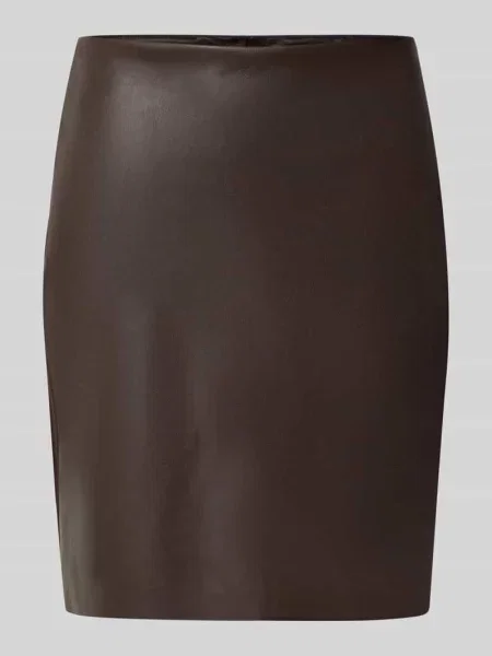 Spódnica mini z imitacji skóry model ‘DAGMAR’ Vila