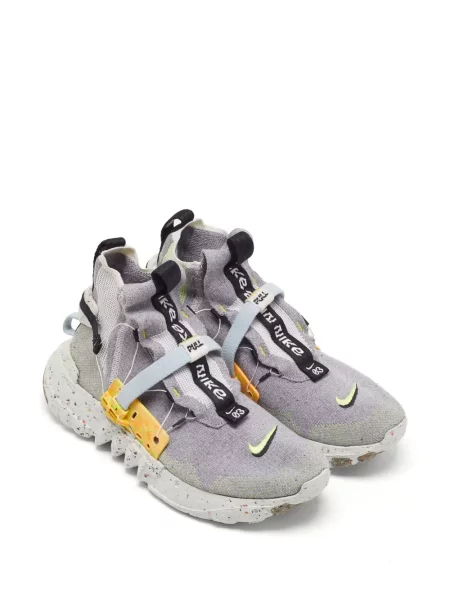 Sneakerși Nike tricotate gri