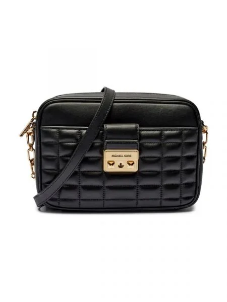 Michael Kors De piele geantă poștaș negru