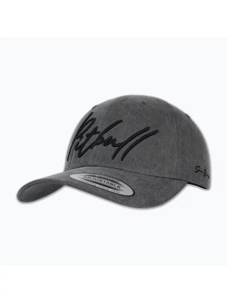 Șapcă pentru bărbați Pitbull Classic "Pitbull San Diego" Low Profile grey gri