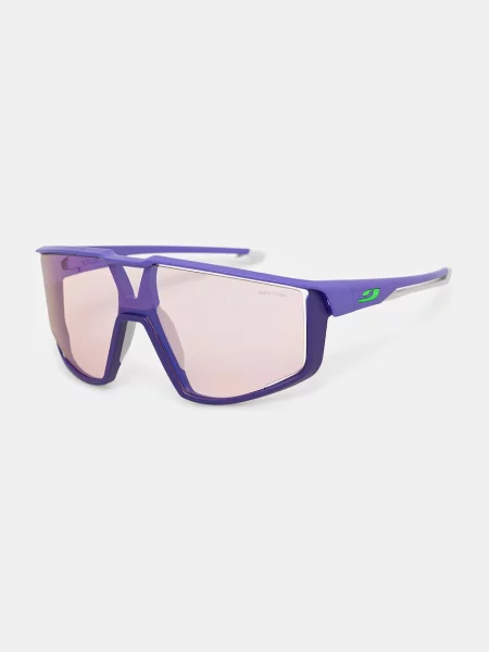 Okulary przeciwsłoneczne Julbo Fury Reactiv High Contrast matt purple/gray/green szare