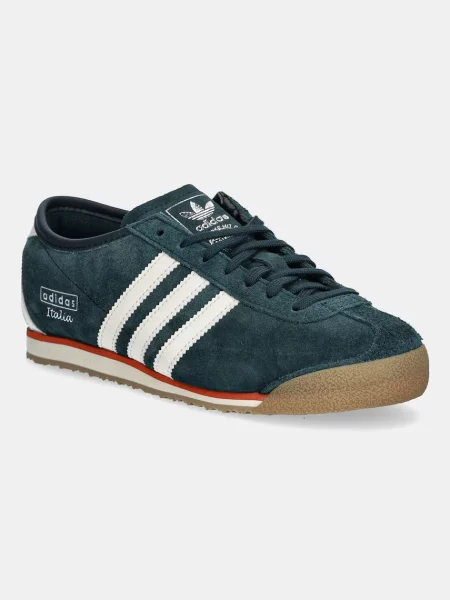 Adidas Originals sneakers din piele întoarsă Italia W verde