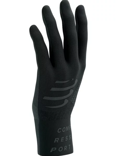 Термо перчатки Compressport черные