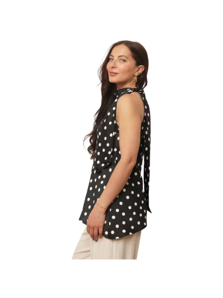 Top La Modeuse negru