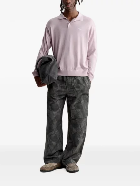Pulover Maison Kitsune violet