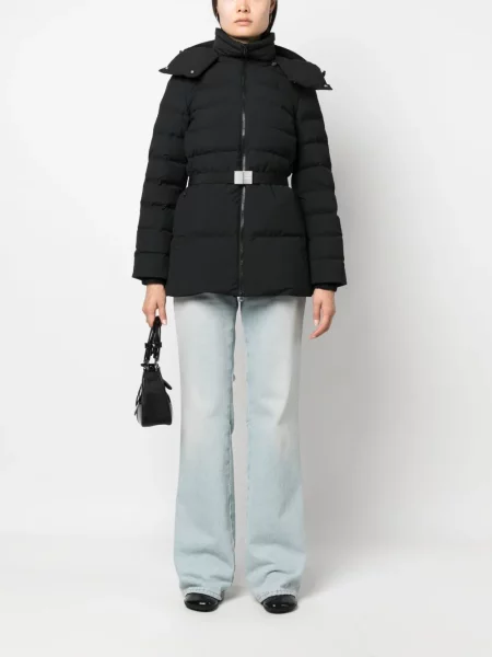 Striukė Burberry su gobtuvu juoda