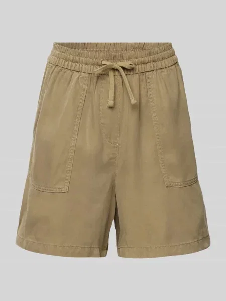 Szorty o luźnym kroju z lyocellu model ‘KENYA LIFE’ Only khaki