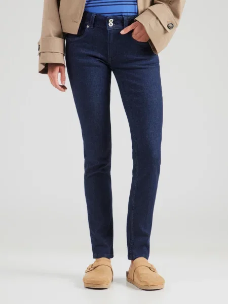 Pepe Jeans Kavbojke NEW BROOKE temno modra