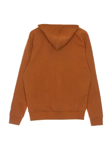 Bluza z kapturem New Era z kapturem z logo brązowa