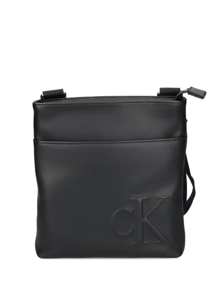 Geantă Calvin Klein cu autograf negru