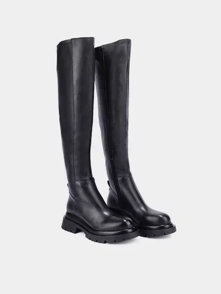 Ботфорты Miraton черные