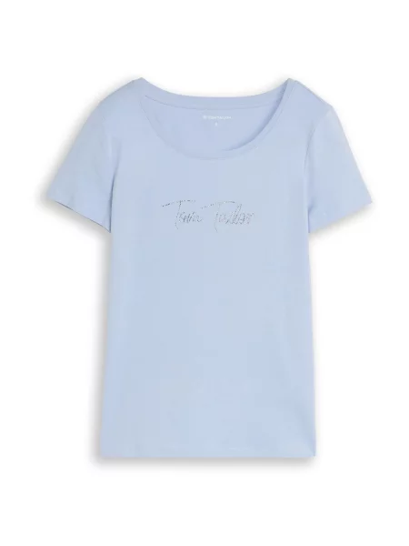 TOM TAILOR Tricou deschis albastru