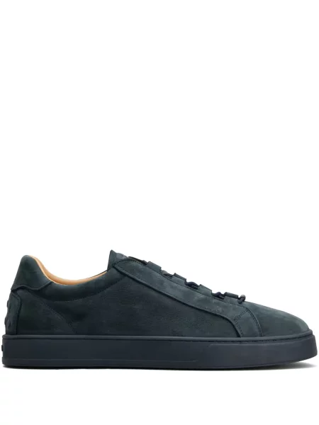 Sneakerși Tod's din piele de căprioară albastru