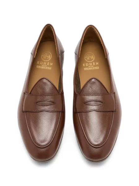 Pantofi loafer Edhen Milano din piele maro