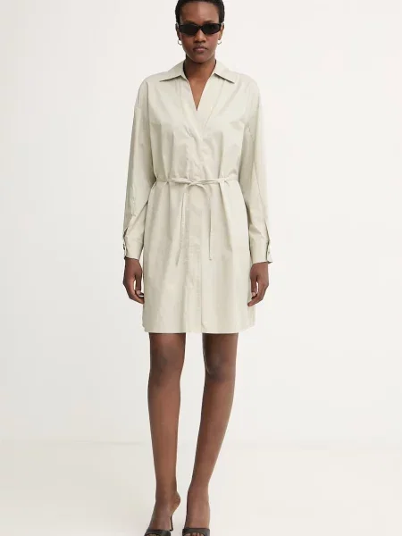 Armani Exchange rochie din bej