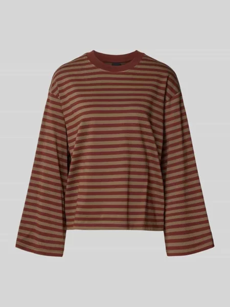Bluzka z długim rękawem o kroju relaxed fit z czystej bawełny Gina Tricot