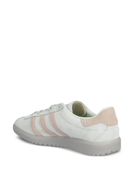 Бермуди Adidas с връзки на райета с дантела кафяво