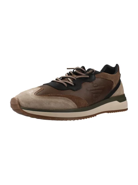 Sneakersy Cetti skórzane brązowe