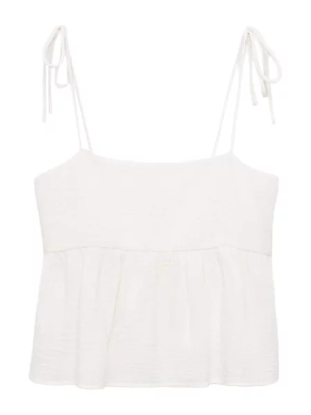 MANGO Top RODAS' alb