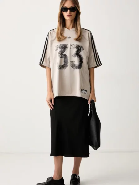 Adidas Originals tričko pánske béžová