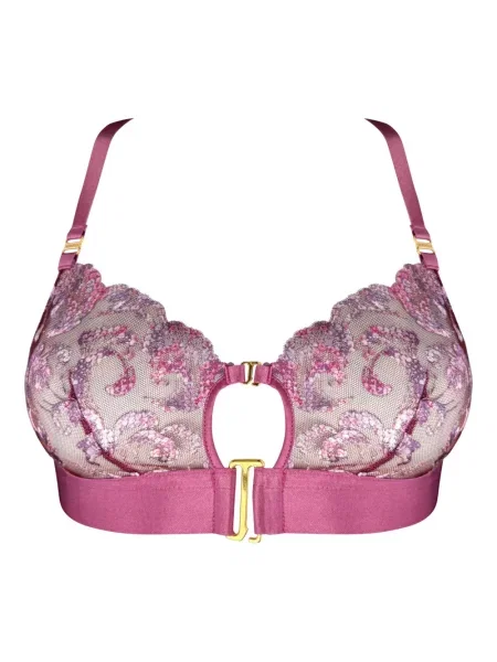 Sutien Bordelle cu model floral roz